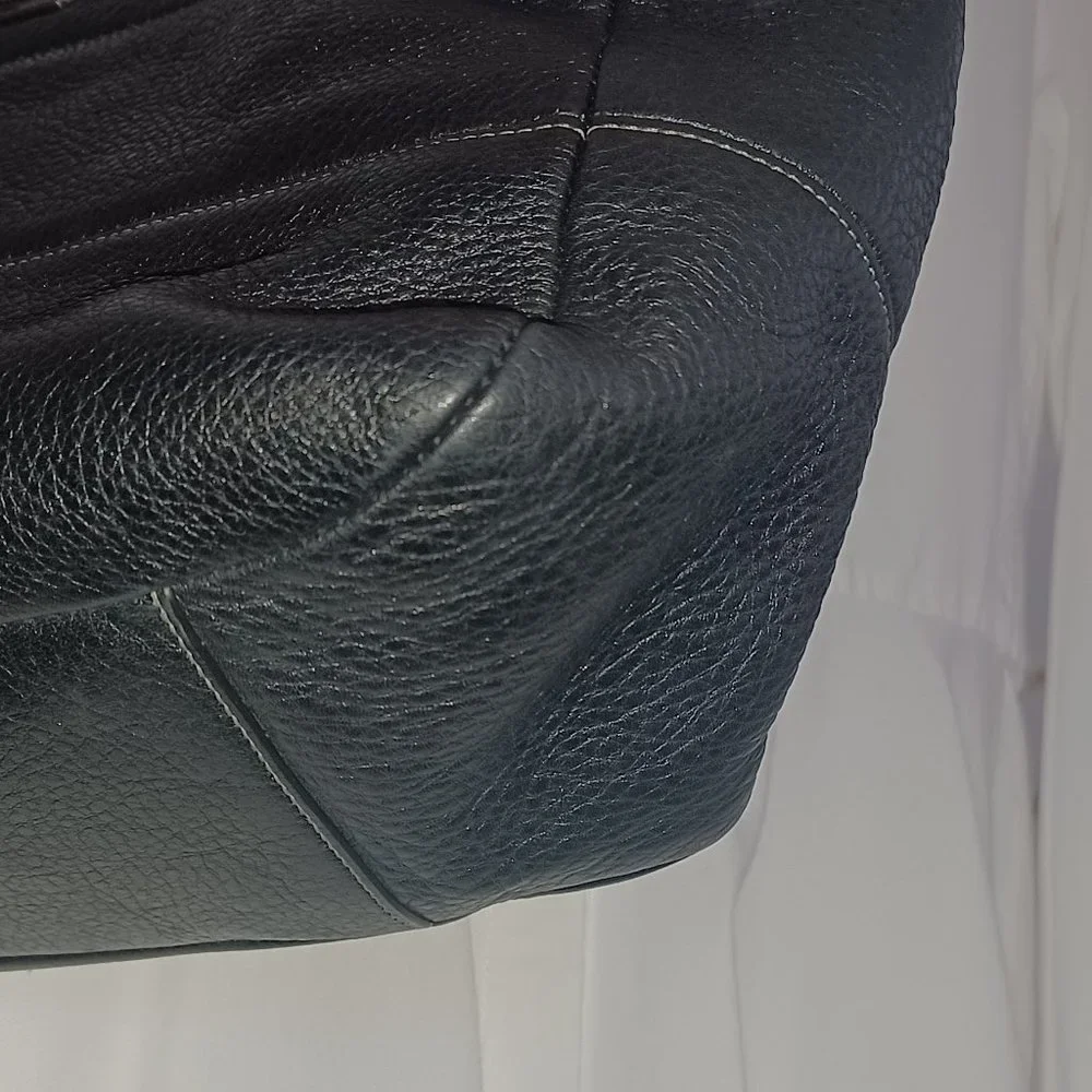 Coach Black Leather Y2K Bag